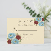 Lyons Blue Peony y Dark Red Peony Boda