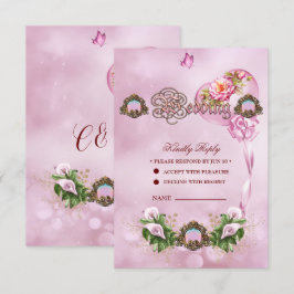 Tarjeta De Confirmación De Asistencia Maravilloso Lirio de Callas