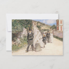 Tarjeta De Confirmación De Asistencia Marcha boda por Robinson, Boda del impresionismo