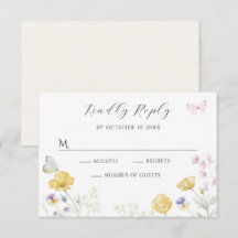 Mariposa floral silvestre elegante