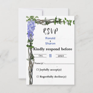 Tarjeta De Confirmación De Asistencia Matrimonio