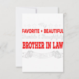 Tarjeta De Confirmación De Asistencia Mi Hermano Hermoso Favorito En Derecho Gracioso Re