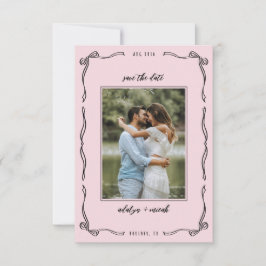 Tarjeta De Confirmación De Asistencia Mini lazo caprichoso rosa foto