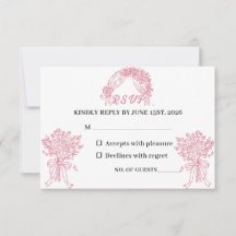 Minimalista Elegante Boda Rosa Claro