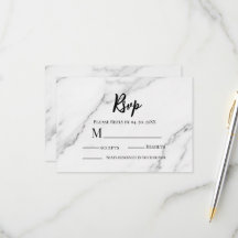 Minimalista Elegante Mármol Negro y Blanco Script