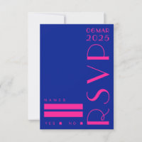 Moda Art Deco Azul Boda Retro Rosa