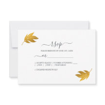 Moda Script Gold Leaf Boda simple