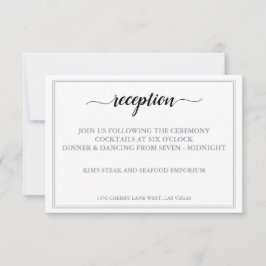 Tarjeta De Confirmación De Asistencia Moderna ✨ Minimalista 💍 elegante Boda sencillo