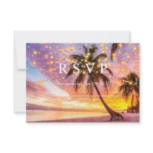 Moderna playa de atardecer y estrellas Boda de ver