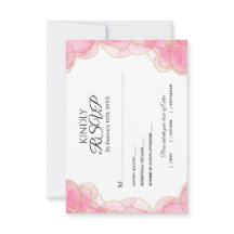 Moderno Boda rosa y dorado elegante