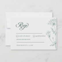 Moderno Boda verde de arcilla mínima