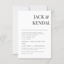 Moderno Elegante Blanco Y Negro Personalizado
