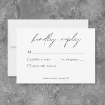 Nada Elegante Solo Amor Minimalista Boda