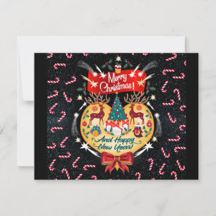 Tarjeta De Confirmación De Asistencia Navidades Candies