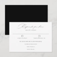 Nuestra Boda Negro Caligrafía