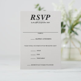 Tarjeta De Confirmación De Asistencia Opciones de comida para parejas de esquí
