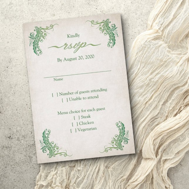 Tarjeta De Confirmación De Asistencia Pagan Handfasting Boda (Subido por el creador)