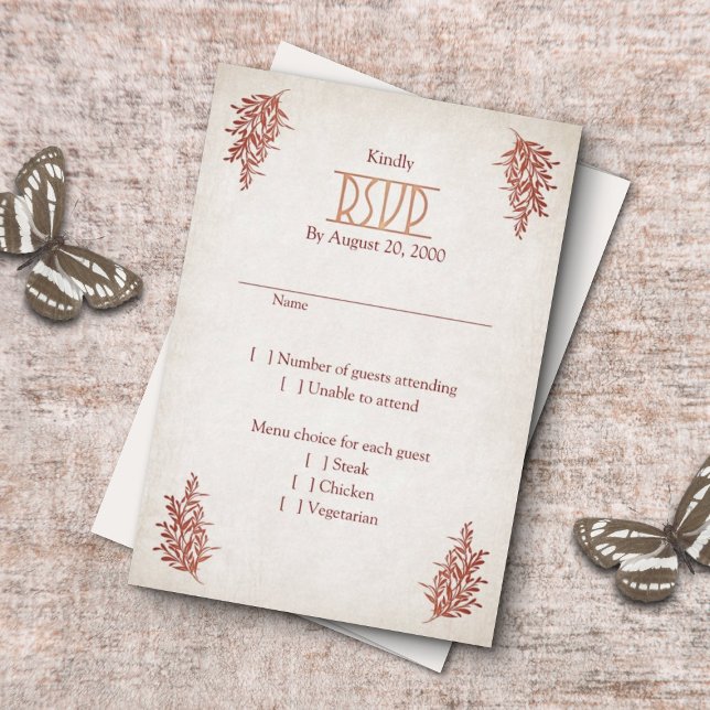 Tarjeta De Confirmación De Asistencia Pagan Handfasting Boda (Subido por el creador)