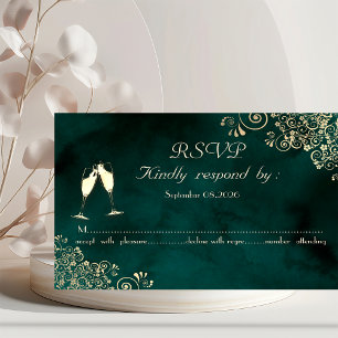 Tarjeta de confirmación de asistencia para Boda Ve