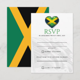 Tarjeta De Confirmación De Asistencia Pareja de Jamaica