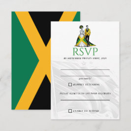 Tarjeta De Confirmación De Asistencia Pareja de Jamaica