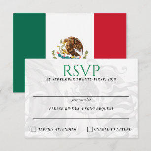 Tarjeta De Confirmación De Asistencia Pareja de México
