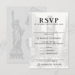 Tarjeta De Confirmación De Asistencia Pasaporte de la ciudad de Nueva York