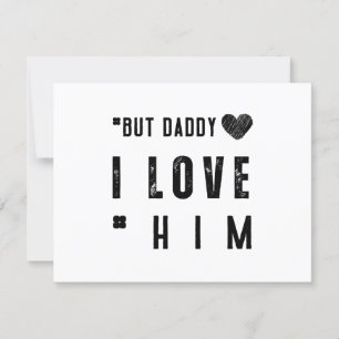 Tarjeta De Confirmación De Asistencia Pero papá lo amo