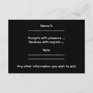 Tarjeta De Confirmación De Asistencia Personalizado de Gorila de Silverback