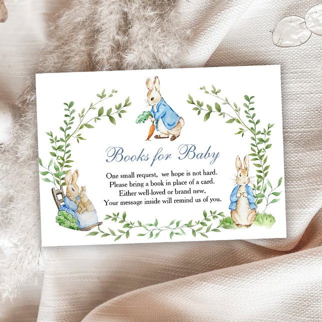 Tarjeta De Confirmación De Asistencia Peter Rabbit Garden Boys For Baby (Subido por el creador)