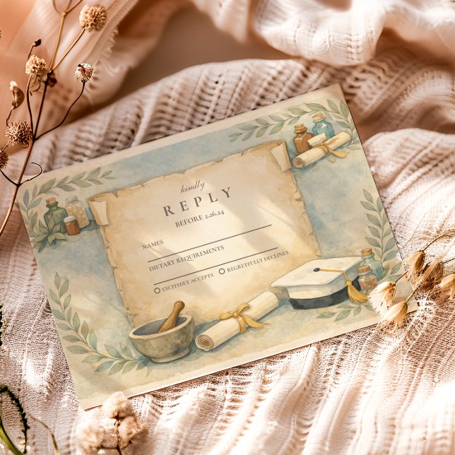 Tarjeta De Confirmación De Asistencia Pharmacy Graduate Milestone (Subido por el creador)