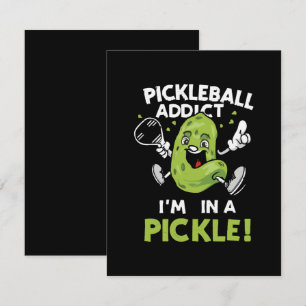 Tarjeta De Confirmación De Asistencia Pickleball Divertido