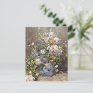 Tarjeta De Confirmación De Asistencia Pierre-Auguste Renoir Spring Bouquet