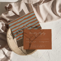Pinstripes de mano escritas Whimsical Fall Wedding