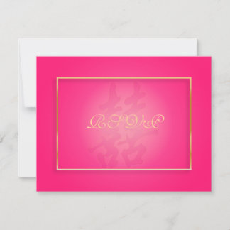 Tarjeta De Confirmación De Asistencia PixDezines Doble Felicidad, RSVPs para 5x7 Invita
