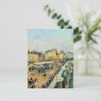 Pont Neuf, Tarde, Sunlight Camille Pissarro