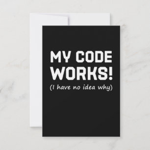 Tarjeta De Confirmación De Asistencia Programador Mi código funciona