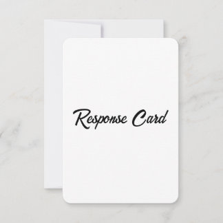 Tarjeta De Confirmación De Asistencia Promoción Empresarial Simple 3.5" x 5"