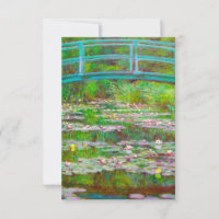 Puente japonés de Monet y los lirios de agua