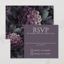Purple Moody Floral
