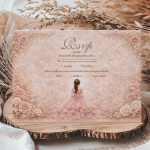 Quinceañera Rosa Polvo Elegante