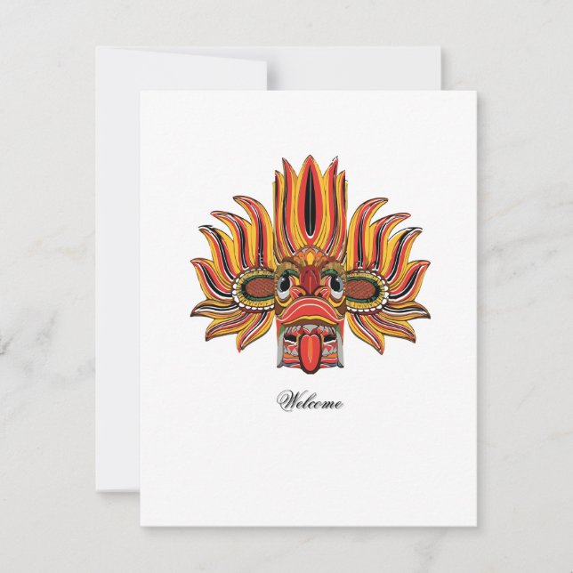 Tarjeta De Confirmación De Asistencia Raksha (Anverso)