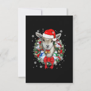 Tarjeta De Confirmación De Asistencia Regalo de navidad con decoración de adornos de cab