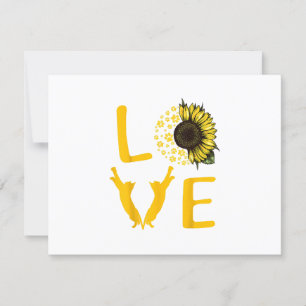 Tarjeta De Confirmación De Asistencia Regalos De Girasol De Gato Para Gato Amante De La 