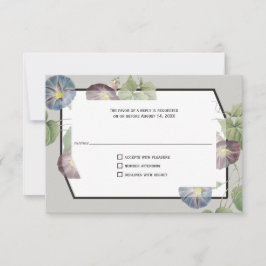 Tarjeta De Confirmación De Asistencia Renuncia a la gloria de la flor moderna