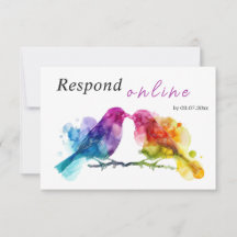 Responder en línea LGBTQ+ Aves que aman el arco ir