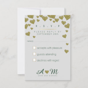 Tarjeta De Confirmación De Asistencia respuesta, responde al boda de amor de r.s.v.p.