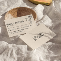 Retro Mano Escrito Dibujando Boda Único De Moda