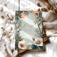 Retro Victoriano Real Boda Floral