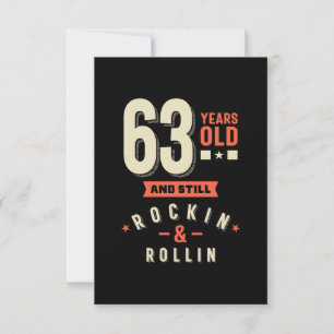 Tarjeta De Confirmación De Asistencia Roclin & rollin de 63 años